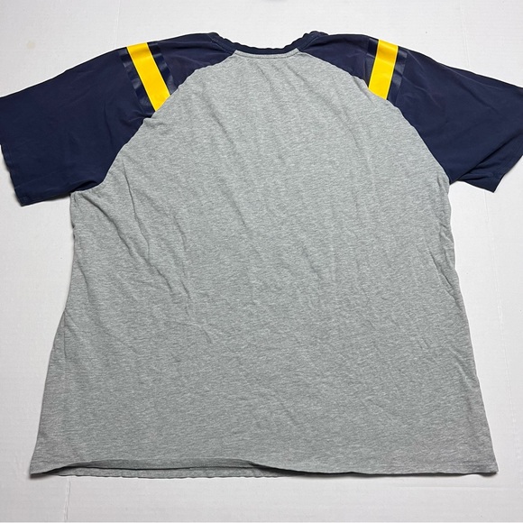 Nike, the Nike Tee Michigan Athletic Cut Raglan SleeveT-Shirt XXL - Picture 3 of 8